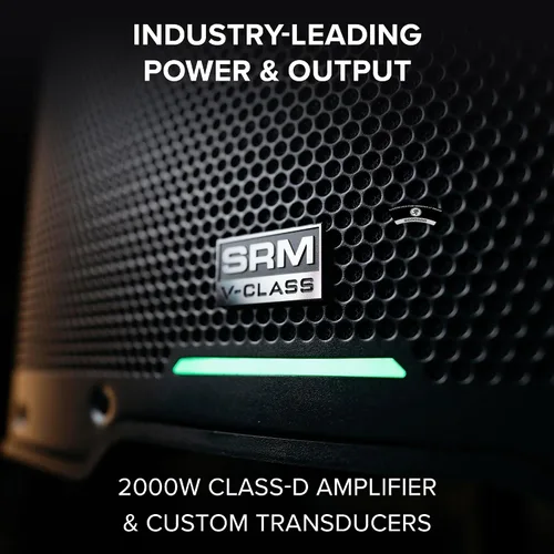Vista 2 de Mackie SRM Serie V-Class, Altavoz de Alto Rendimiento de 10 Pulgadas 2000W, Amplificado - Negro (SRM210 V-Class)