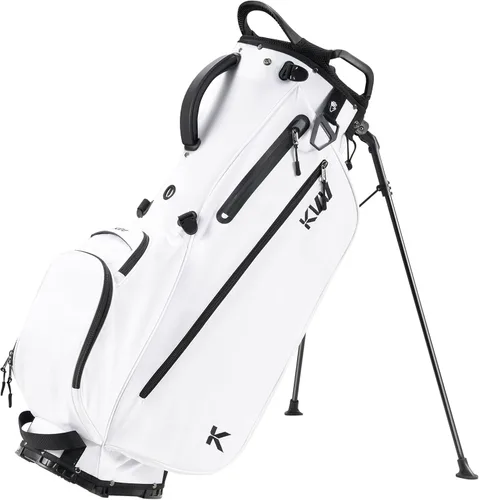 Vista 12 de KVV Bolsa de golf ligera con soporte con divisores de longitud completa de 7 vías, 5 bolsillos con cremallera, correas dobles ajustables