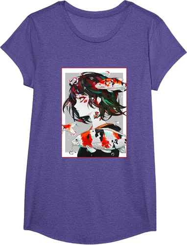 Vista 20 de Camiseta de anime anime japonés estético Otaku Negro