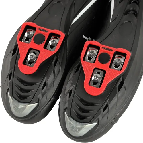 Vista 3 de CyclingDeal Zapatos de ciclismo universales para bicicleta de carretera para hombre, con aspecto flotante de 9 grados, compatible con tacos