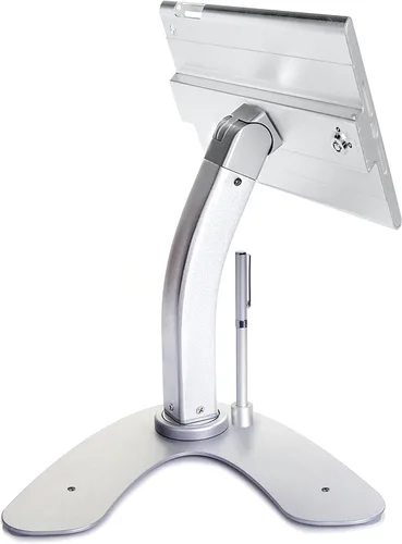 Vista 13 de Soporte de quiosco dual: soporte de aluminio CTA con caja de bloqueo y cable. Base giratoria de 360 grados. Carcasa diseñada para iPad mini