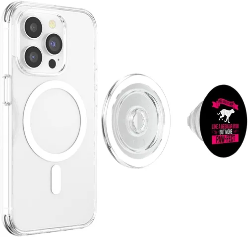 Vista 4 de Dog Agility Mom Design For Dog Agility Training PopSockets MagSafe PopGrip for iPhone