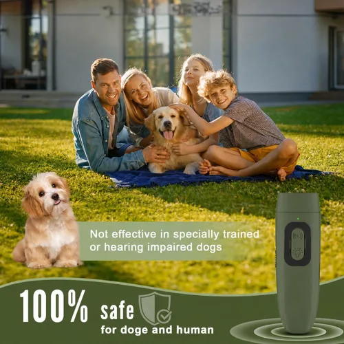 Vista 5 de Disuasorio ultrasónico de ladridos de perro, llavero, recargable