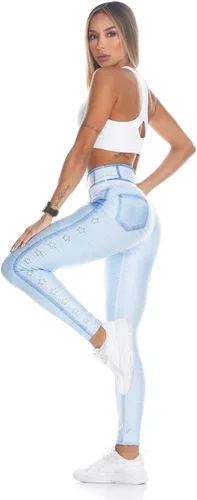 Vista 3 de A4U - Pantalones deportivos de compresión de uso activo para mujer A4U