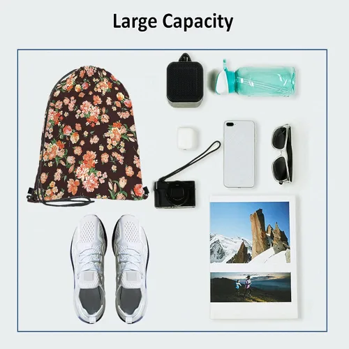 Vista 3 de Beabes Skulls - Bolsas con cordón para gimnasio, bolsa con cordón, Multi-a116, Mochilas de viaje