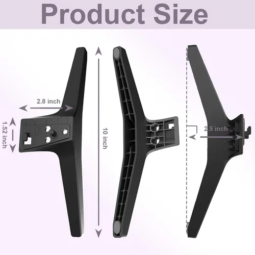 Vista 7 de Soporte de TV de 60 y 65 pulgadas para patas de TV LG, para UQ UJ UK UM UN Series 60UQ7950 60UQ8000 60UJ6050 60UK6090 60UM6900 60UN7300 65UJ6300
