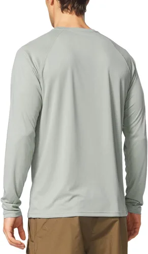 Vista 2 de BALEAF - Camisas de protección solar para hombre, con protección UV SPF UPF 50+, manga larga, camisa de protección para pescar y correr, de secado