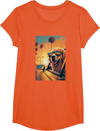 Vista 40 de Golden Retriever - Camiseta divertida de Golden Retriever con lentes, Negro