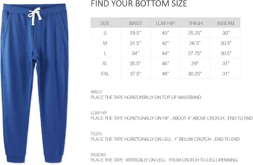 Vista 3 de Harbeth - Pantalones deportivos para hombre (forro polar, algodón, elástico), pantalones con bolsillos.