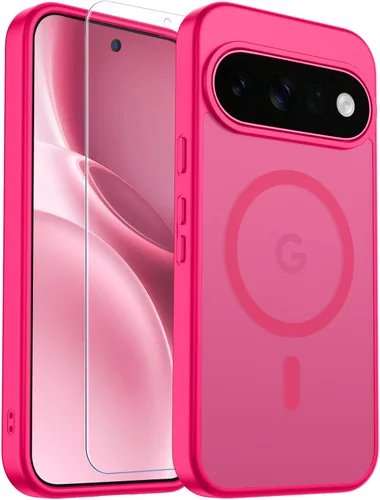 Vista 156 de SUPFINE Funda magnética para Google Pixel 10 Pro XL con protector de pantalla (imanes integrados) (protección contra caídas de grado militar)