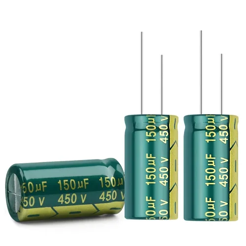 Vista 12 de 20 condensadores electrolíticos de 4.7 UF/450 V, condensadores electrolíticos de aluminio de alta frecuencia para refrigerador, TV, monitor LCD