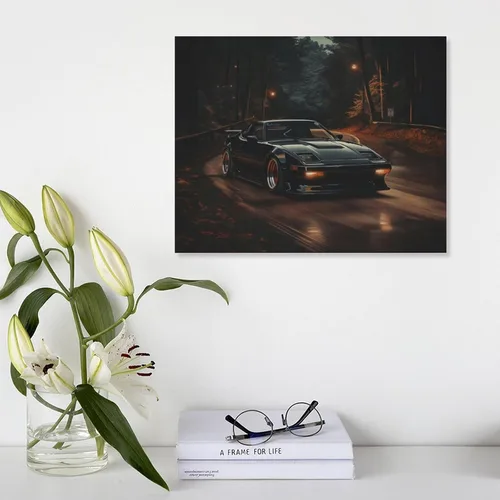 Vista 3 de SoLSa Pósteres estéticos retro de los años 90 Rx7 clásico Jdm para pared, decoración de habitación, pintura de pared, galería, decoración de pared