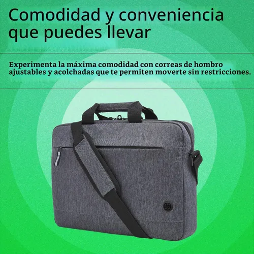 Vista 5 de HP Prelude Bolsa Topload para laptop – Se adapta a laptops de 15.6 pulgadas – Tela duradera con revestimiento resistente al agua, compartimento