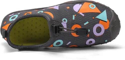Vista 3 de Zapatos acuáticos para niños y niñas, tenis de verano para deportes al aire libre, ligeros, de secado rápido, calcetines acuáticos para atletismo