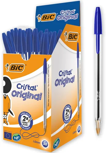 Vista 8 de BiC Cristal Original - Bolígrafo con punta redonda 1.0 mm paquete de de 4 Surtido