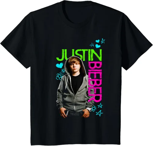 Vista 5 de Camiseta negra oficial de Justin Bieber S