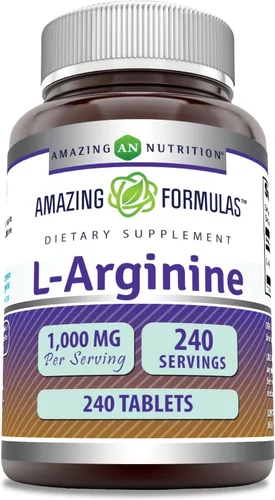 Vista 7 de Fórmulas asombrosas L-Arginina. Suplemento de 0.03 onzas, mejor aminoácido arginina hcl, suplementos para las mujeres y el hombre. Promueve
