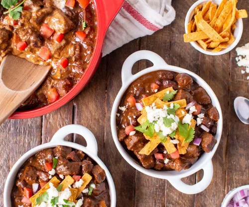 Vista 4 de Savory Spice - Chile suave en polvo, condimento en polvo de chile molido sin sal Haz chile o frijoles horneados sin sal - Úselo como chili seco