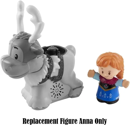 Vista 3 de Piezas de repuesto para Little People Anna and Sven Playset - GNG91 ~ de The Movie Frozen ~ Figura de repuesto ~ Anna