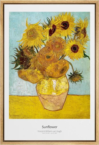 Vista 21 de SIGNWIN Lienzo enmarcado para pared, diseño de Vincent Van Gogh, un par de amantes, naturaleza, ilustraciones de área silvestre, bellas artes