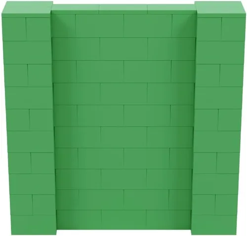 Vista 36 de EverBlock Kit de pared de 5 x 4 pies Bloques de construcción modulares Sistema de pared para edificios, pantallas y estructuras Divisor