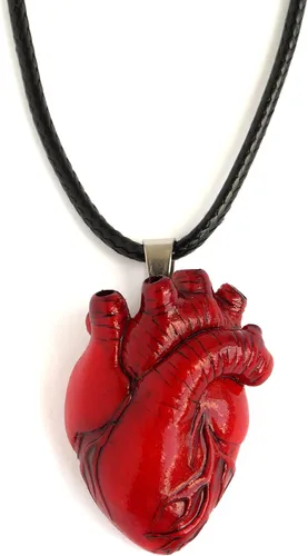 Vista 4 de Collar de corazón anatómico