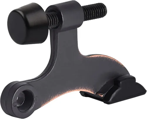 Vista 8 de HOMOTEK Paquete de 12 Topes de Puerta de Latón Antiguo de Pasador de Bisagra, Tope de Puerta Ajustable de Lujo Resistente de 2-1/2"x1-3/4