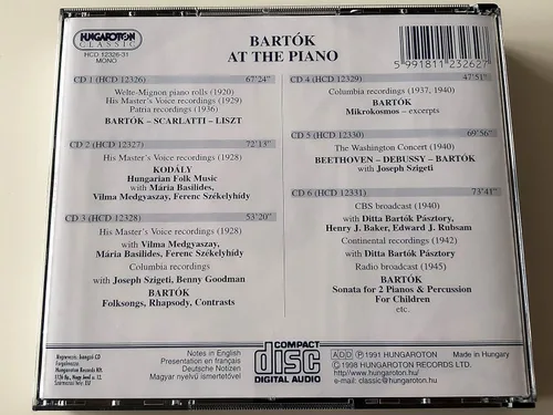Vista 2 de Bartok en el piano