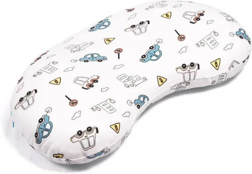 Vista 2 de BYRIVER Almohada infantil de 12 x 22 pulgadas para dormir, almohada de cama para niños pequeños, niños y niñas, bonita funda de almohada refrescante