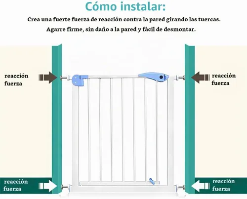 Vista 4 de OwnMy Adaptadores de puerta M10 4PCS Accesorios de adaptadores de varilla 10mm/0.39" Pressure Gate Replacement Parts, Gate Replacement Tension