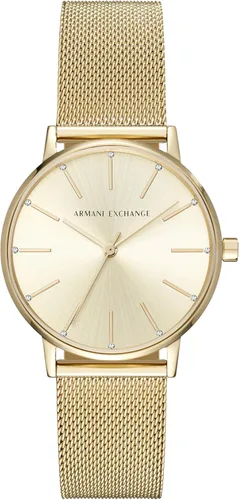 Vista 11 de A X Armani Exchange Reloj de mujer, reloj de tres manecillas para mujer con correa de acero inoxidable o cuero