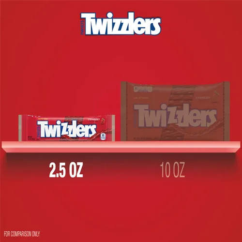 Vista 4 de TWIZZLERS Twists - Paquete de dulces masticables con sabor a fresa, 2.5 onzas (18 unidades)