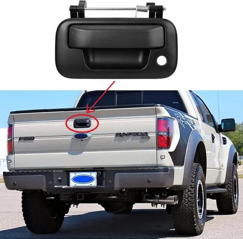 Vista 7 de Pestillo de manija para portón trasero compatible con Ford F150 F250 F350 F450 F550 Super Duty Explorer Lobo 2004-2016, Lincoln Mark LT Reemplazo #