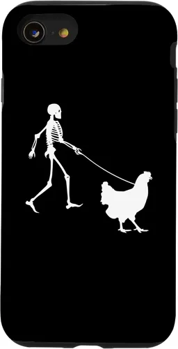 Vista 18 de iPhone 16 Matching Family chicken Skull Costume Halloween Case