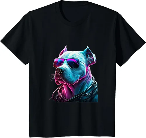 Vista 27 de Dogo Argentino Dogs Dogo Argentinos Camiseta, Negro