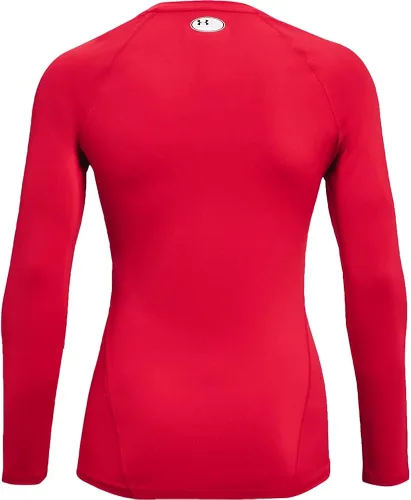 Vista 2 de Under Armour HeatGear - Camiseta de compresión de manga larga para mujer