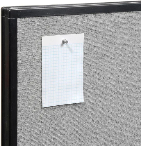 Vista 4 de Global Industrial 48-1/4"W x 42"H Panel de división de oficina, gris