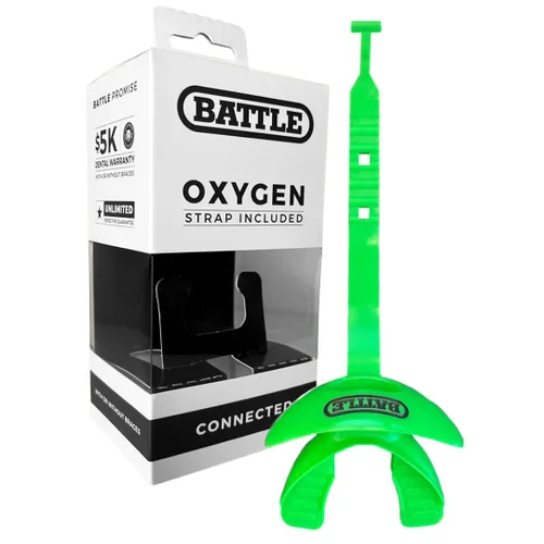 Vista 5 de Battle protector bucal con correa conectada, para labios, con oxígeno, 2.5
