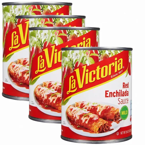 Vista 10 de La Victoria Salsa de enchilada roja tradicional, suave, 28 oz