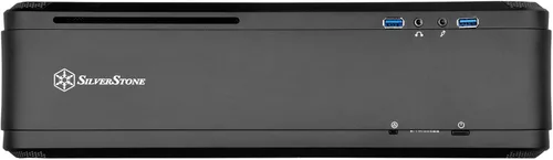 Vista 7 de SilverStone Technology Fortress Z Aluminio Unibody Mini-ITX/DTX - Carcasa para computadora SFX con elevador PCI-E y ventiladores personalizados