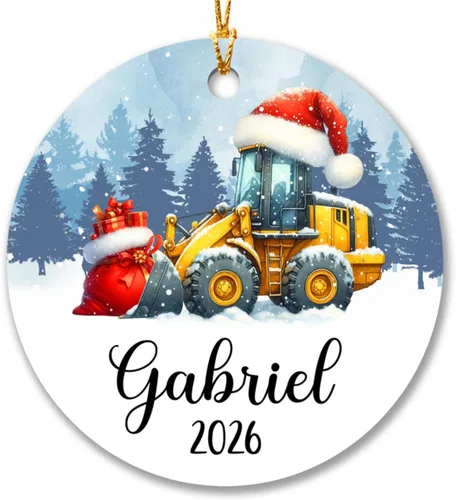 Vista 10 de Adorno de tren de Navidad, adorno de tren personalizado para decoración de árbol de Navidad, adorno personalizado de tren de amor para niños