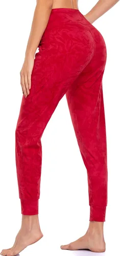 Vista 58 de Oalka - Pantalones deportivos para mujer, con cintura alta y bolsillos, para hacer deporte, yoga y entrenar