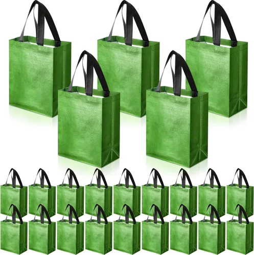 Vista 43 de Eccliy - 80 bolsas de regalo reutilizables, tamaño mediano, color negro