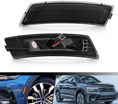 Vista 6 de Luz LED de guardabarros con marcador lateral delantero para VW Volks-wagen Iluminación LED ámbar