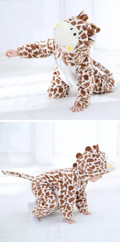 Vista 5 de TONWHAR - Disfraz de Halloween para niños para cosplay de animales para la nieve