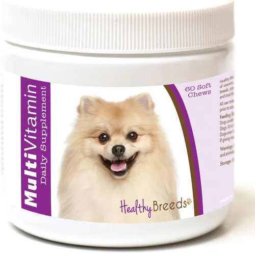 Vista 58 de Healthy Breeds Affenpinscher - Masticables blandos multivitamínicos, 60