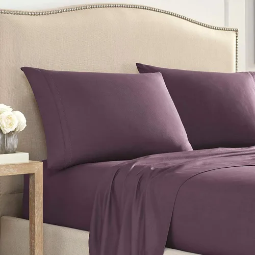 Vista 17 de Martex Par de fundas de almohada ultra suaves con dobladillo de la serie 2000, King, gris claro