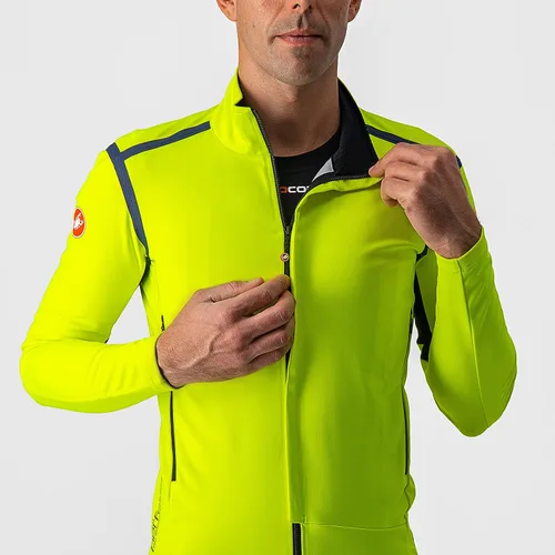 Vista 5 de Castelli Perfetto de ciclismo ROS de manga larga para ciclismo de carretera y grava, ciclismo