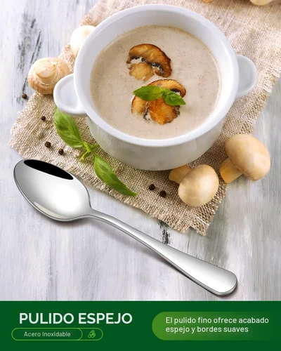 Vista 4 de PHILIPALA - Juego de cubiertos de 24 piezas con cuchillos para carne, juego de cubiertos de acero inoxidable para 4 cubiertos de grado alimenticio