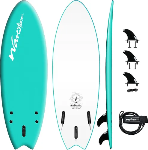 Vista 10 de Wavestorm - Tabla de surf de espuma de 5'6